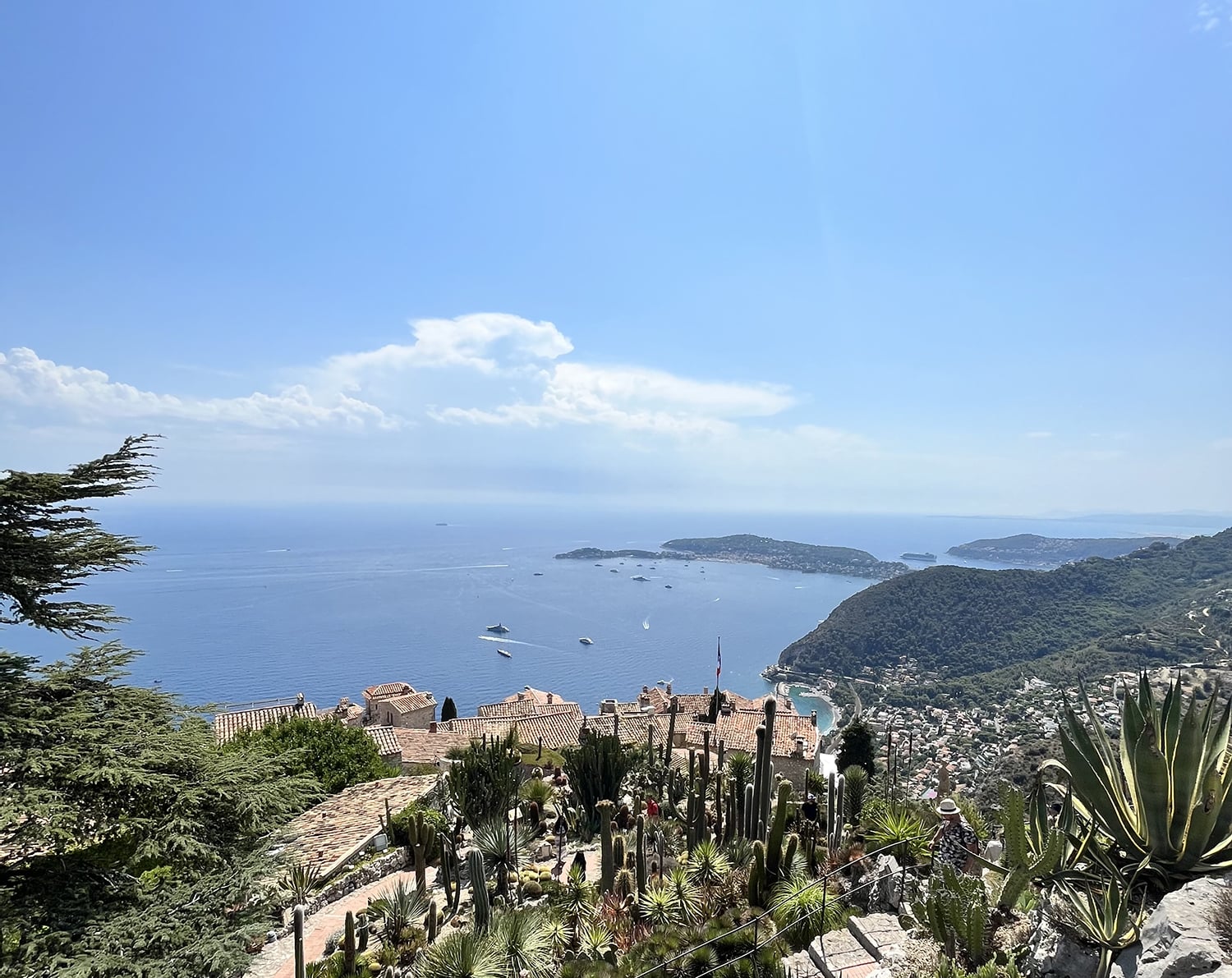View from Èze village