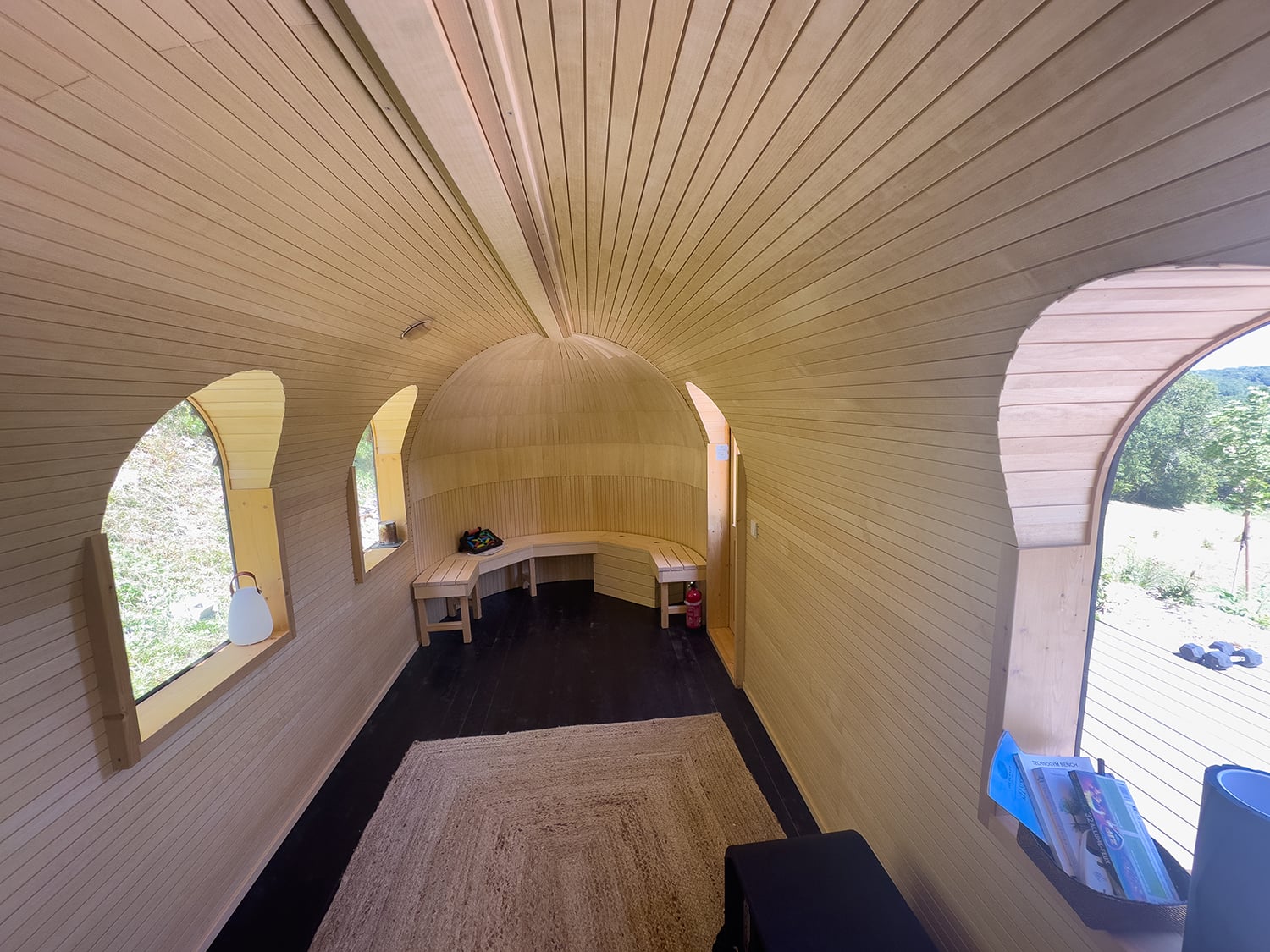 Sauna interior