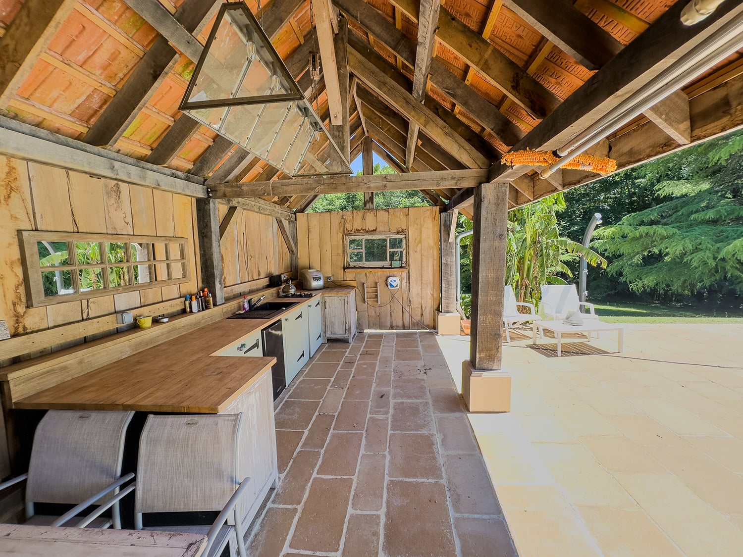 Pool summer kitchen