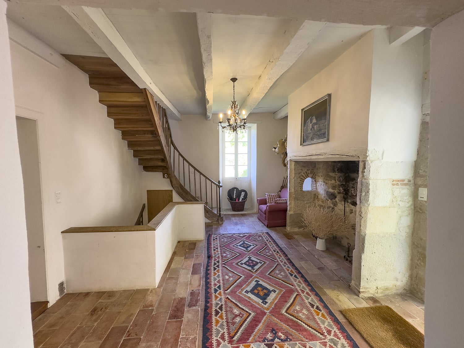 1st floor hallway | Holiday home near Sauveterre