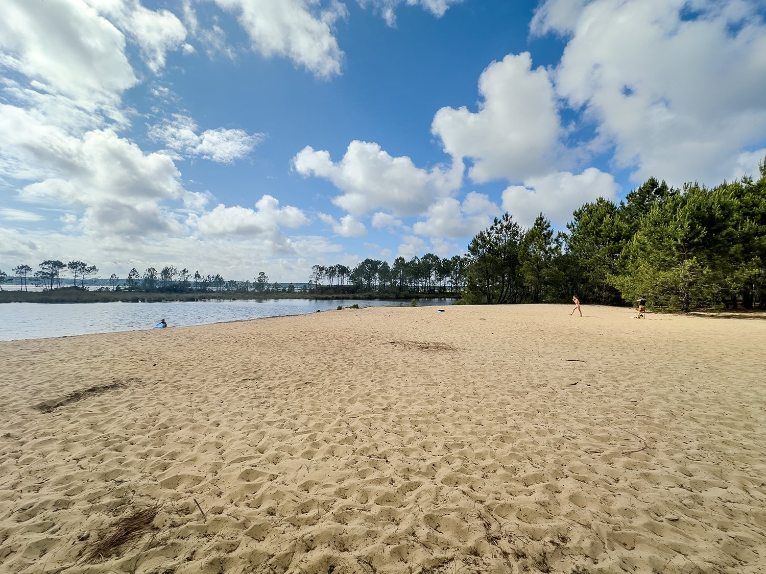 Private beach