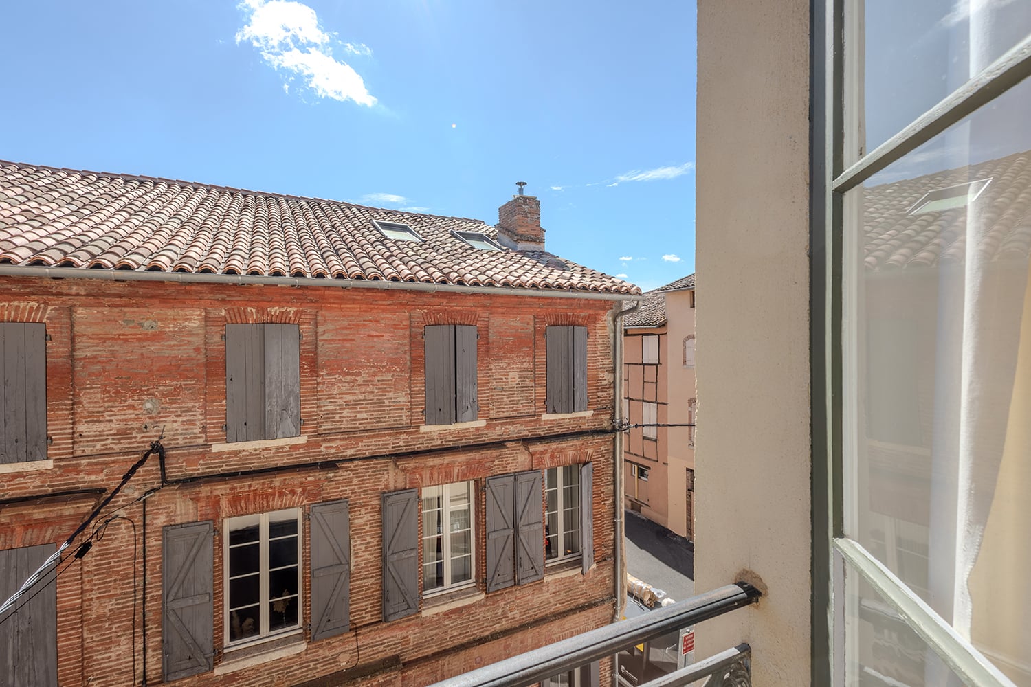 View from bedroom window