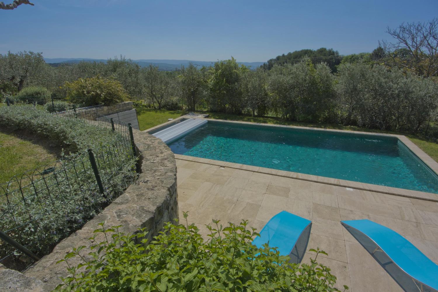 Private heated pool