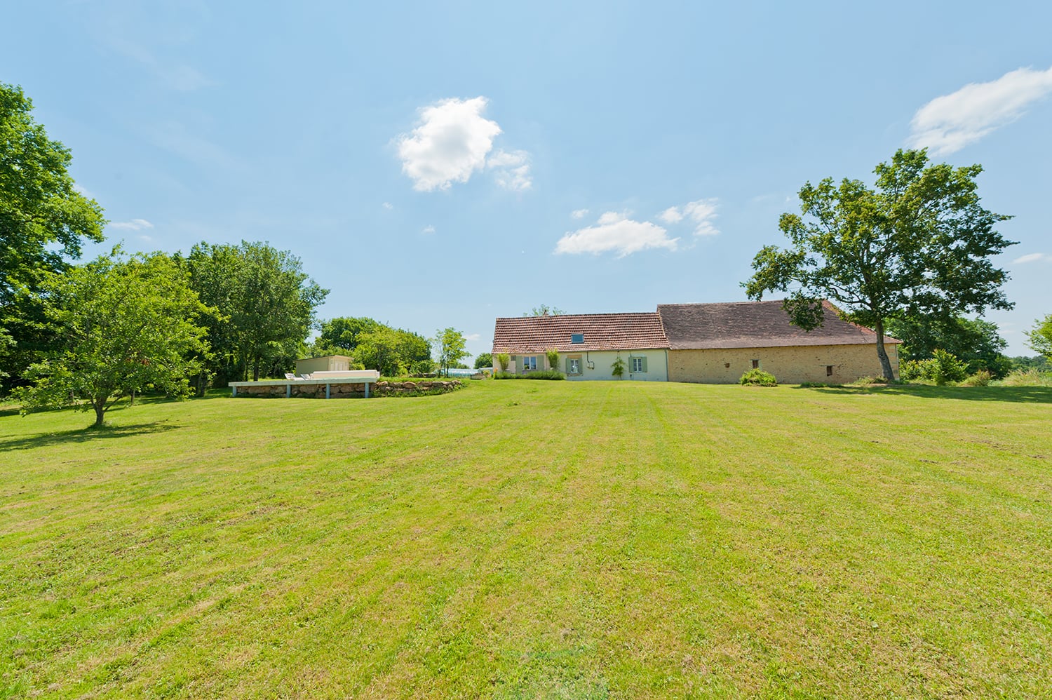 Lawned garden Lawned garden