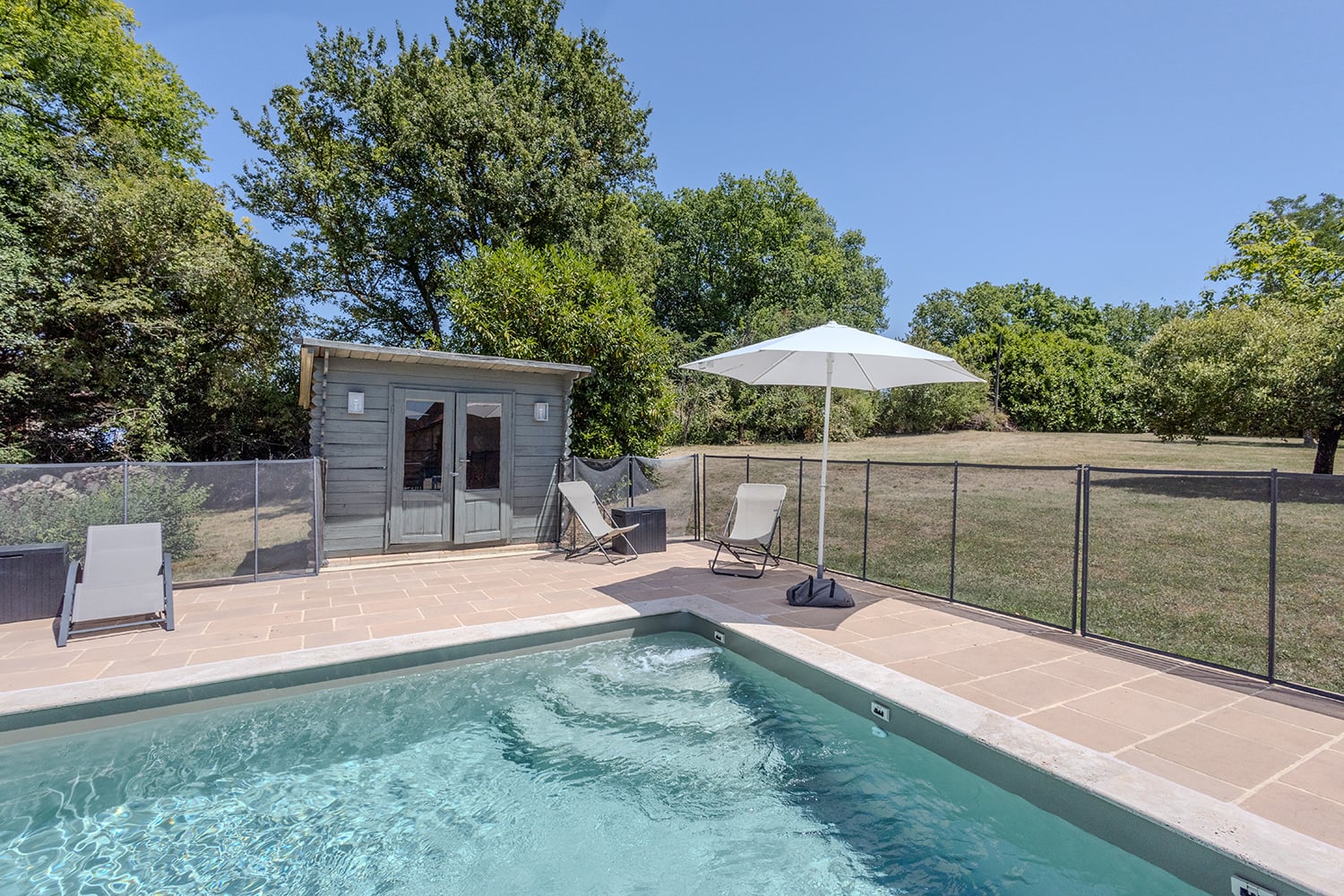 Private heated pool Private heated pool