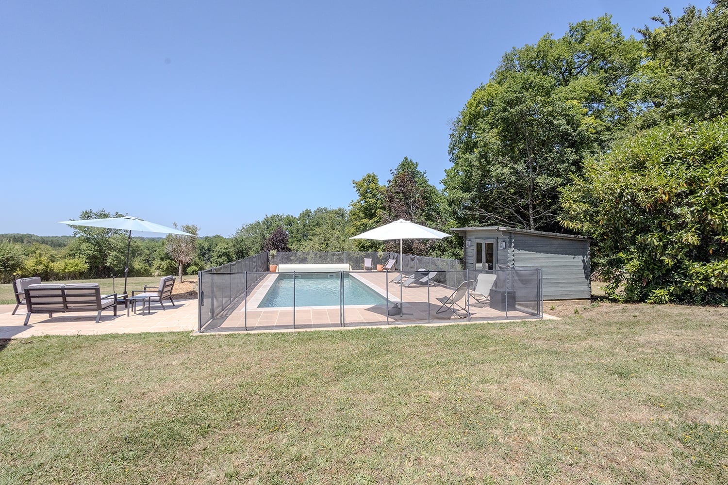 Private heated pool Private heated pool