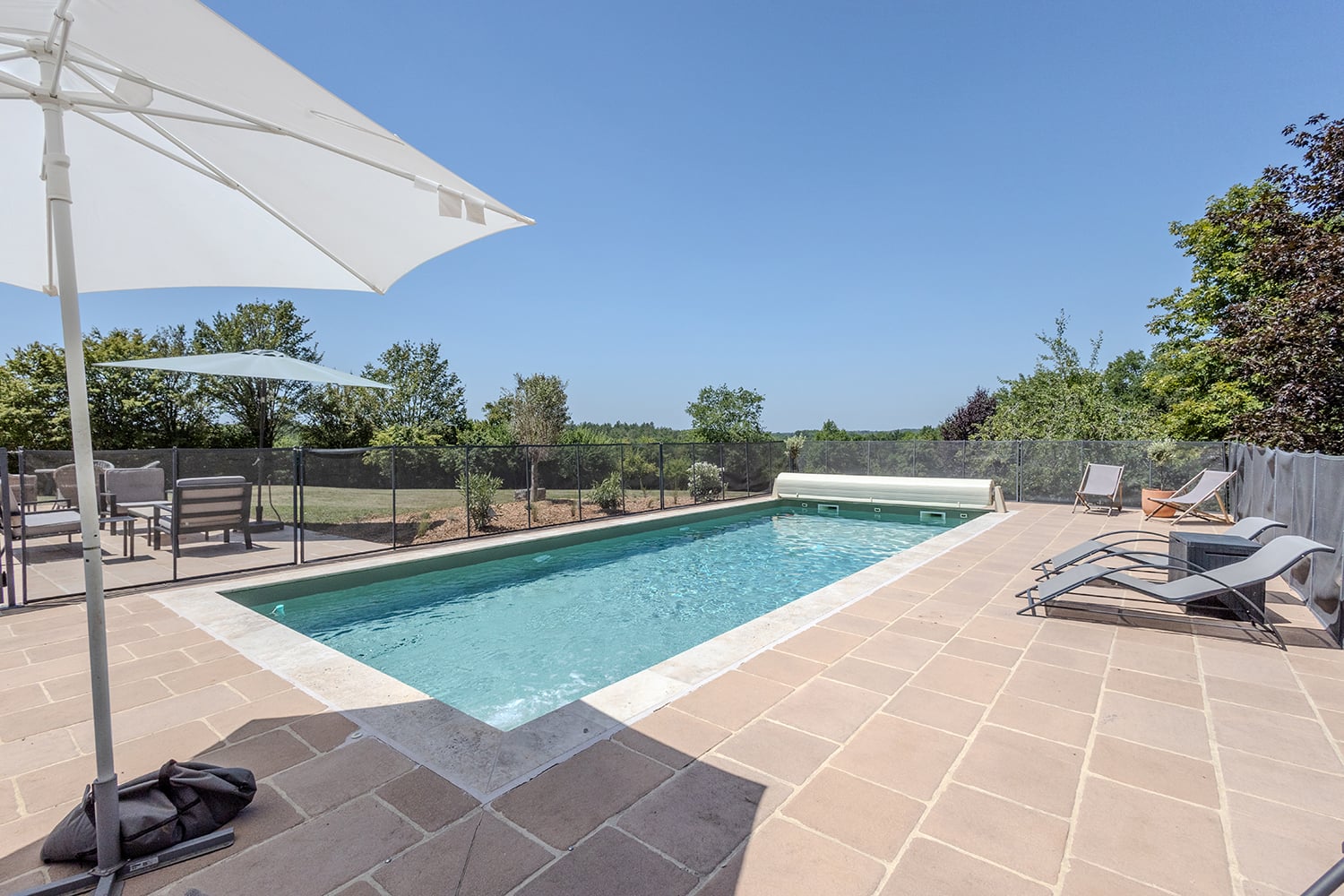 Private heated pool Private heated pool