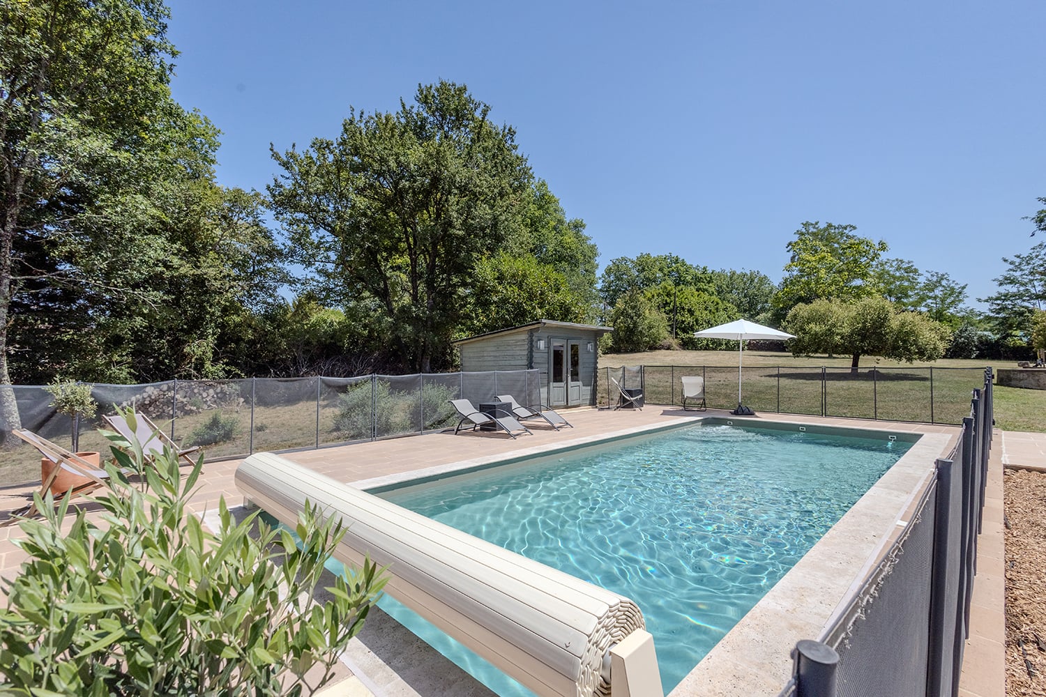 Private heated pool Private heated pool