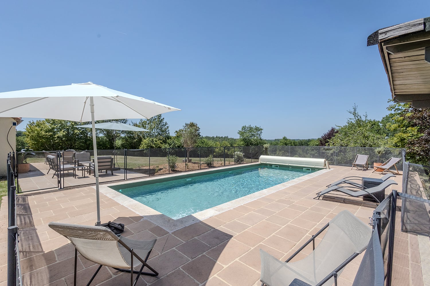 Private heated pool Private heated pool