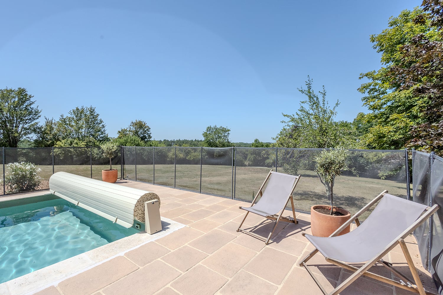 Private heated pool Private heated pool