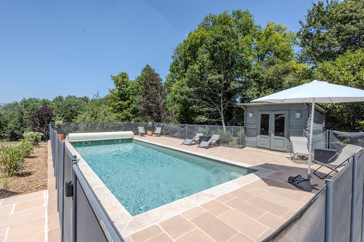 Private heated pool Private heated pool