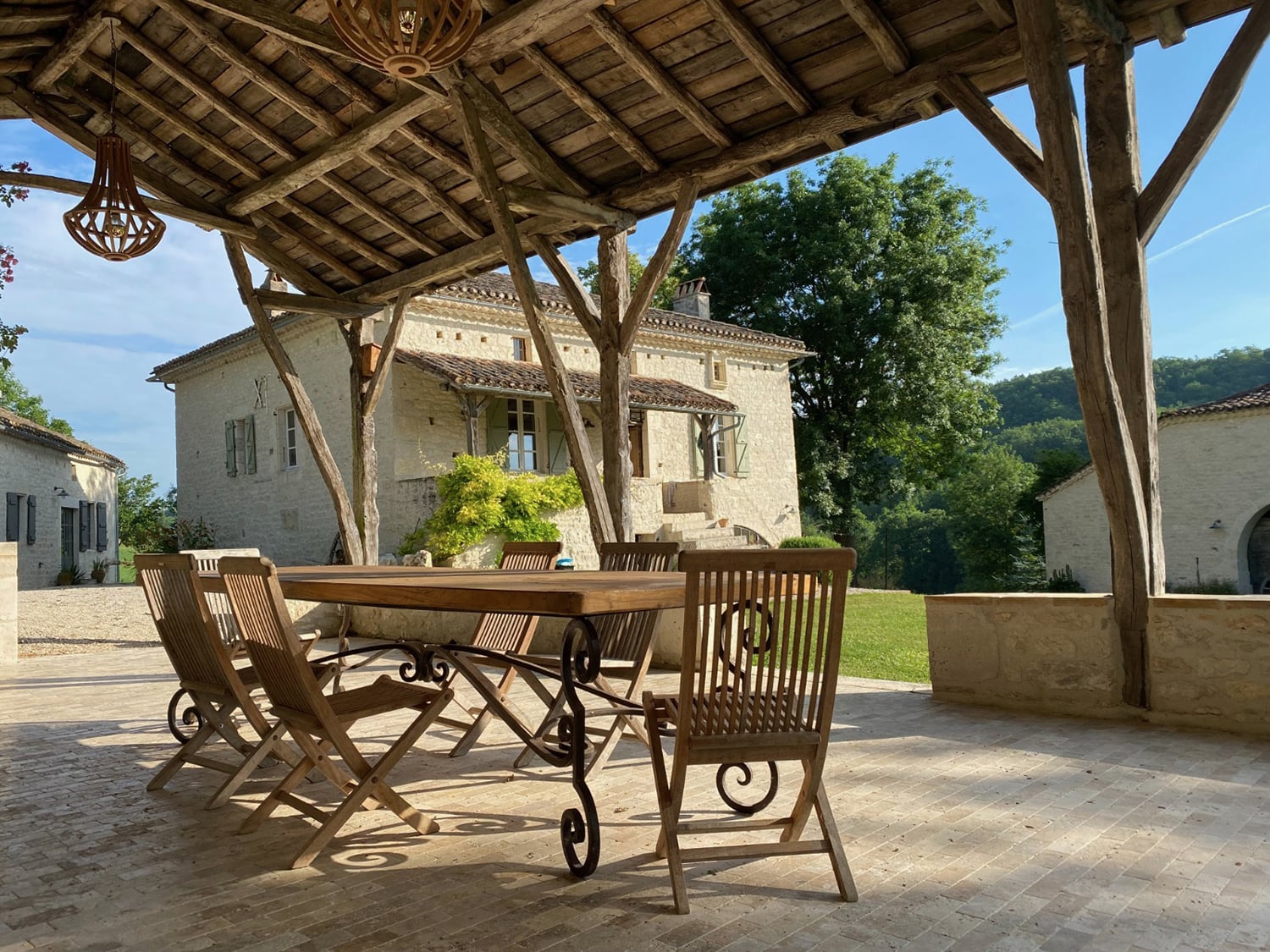 Covered terrace