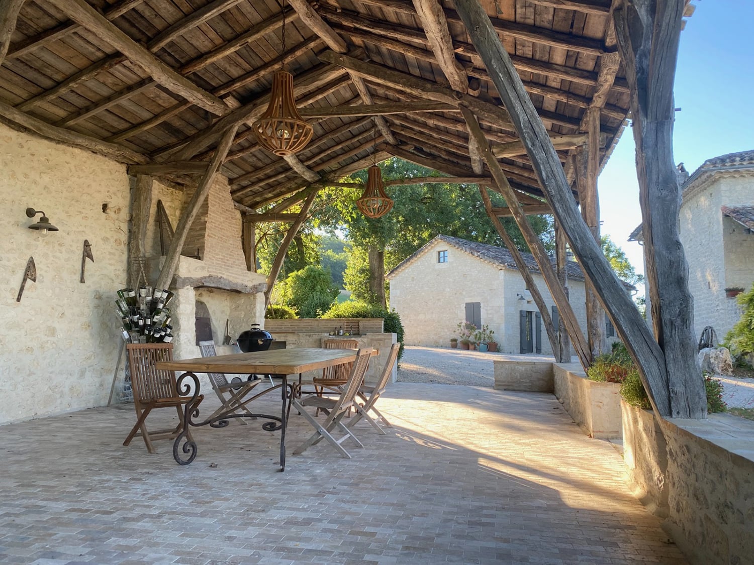 Covered terrace