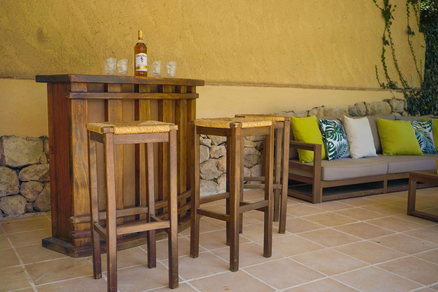 Pool-side terrace