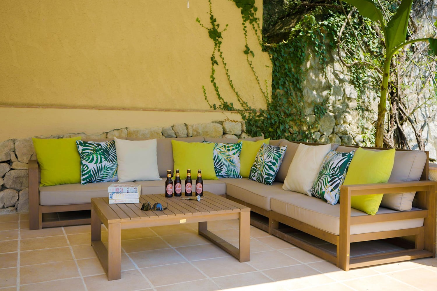 Pool-side terrace