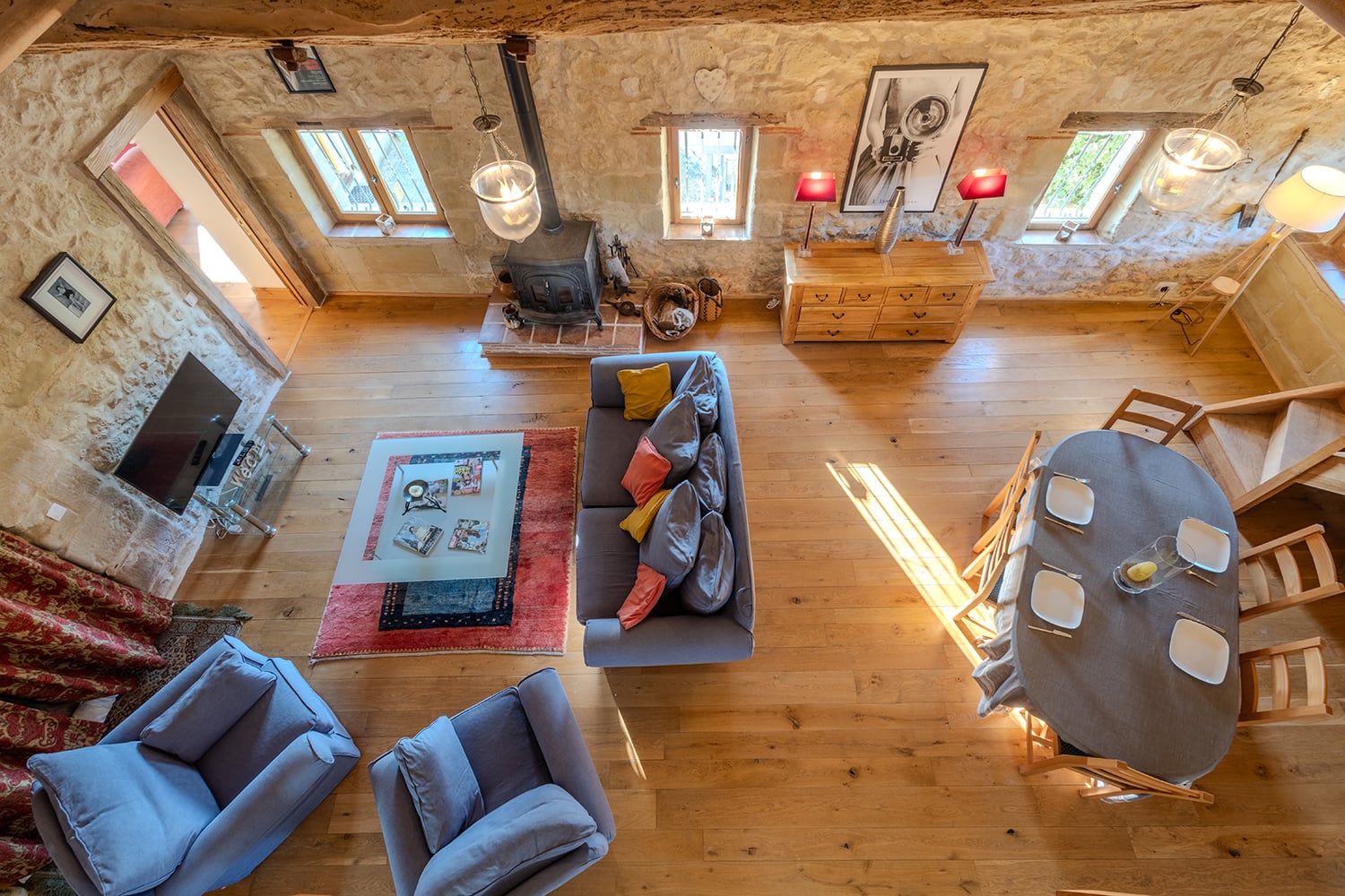 Living room | Holiday home in Nouvelle-Aquitaine