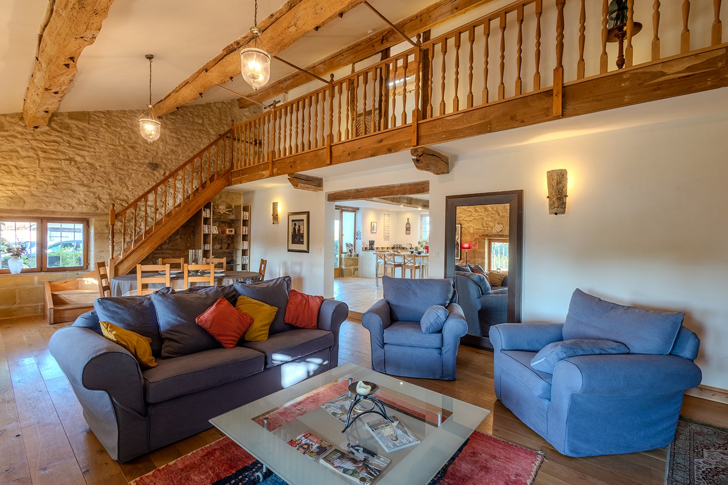 Living room | Holiday home in Nouvelle-Aquitaine