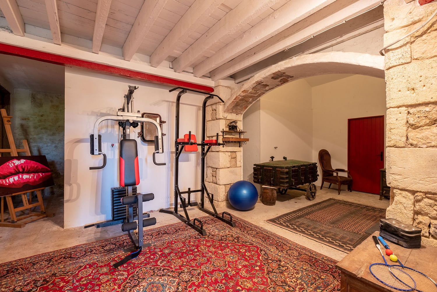Gym | Holiday home in Nouvelle-Aquitaine