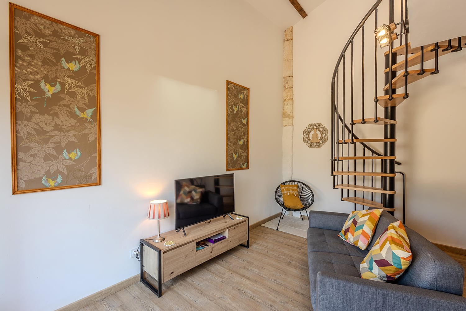 Living room | Holiday cottage in Nouvelle-Aquitaine