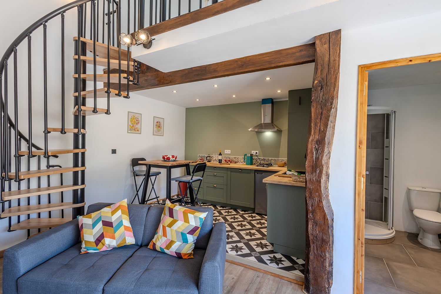 Living room | Holiday cottage in Nouvelle-Aquitaine