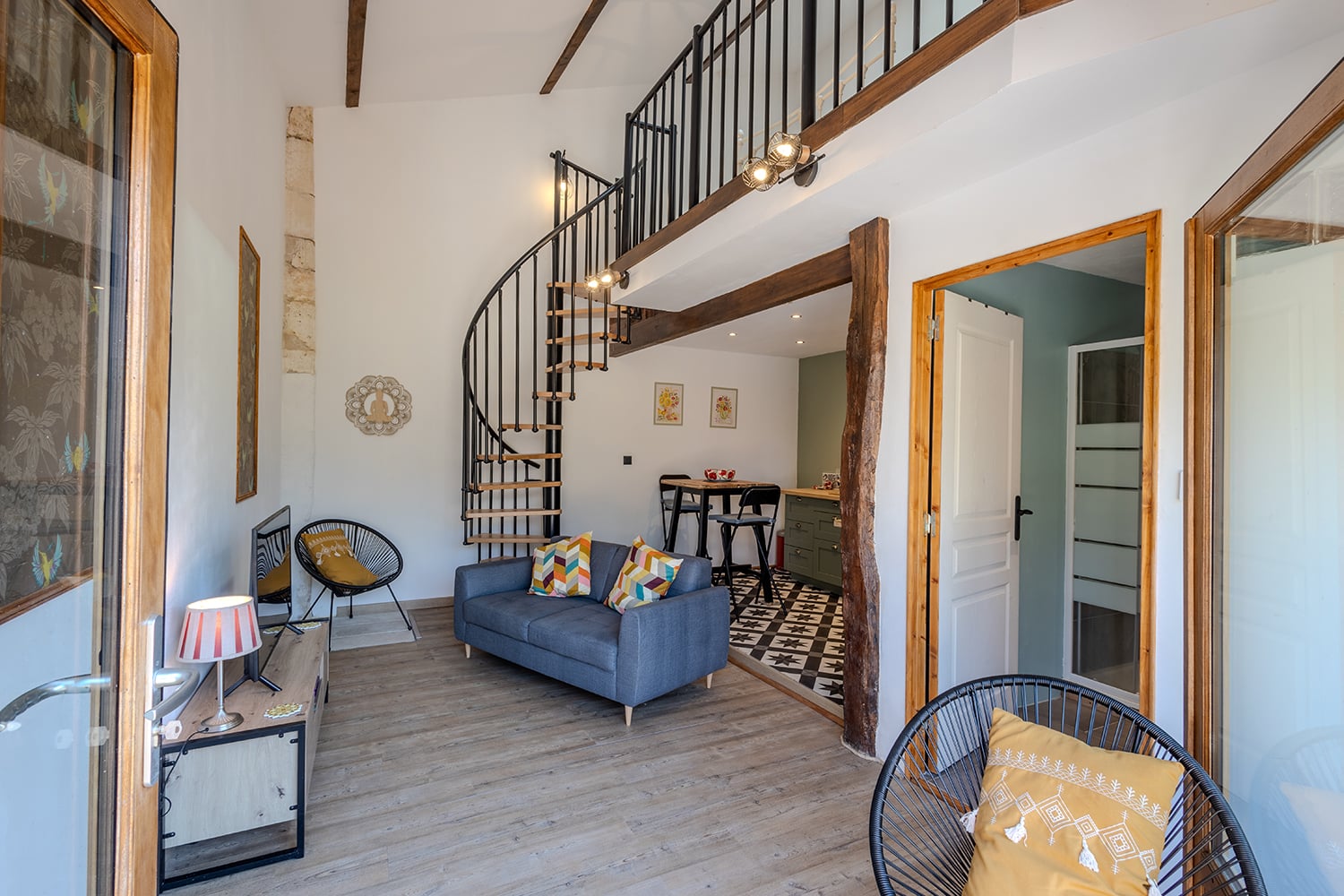 Living room | Holiday cottage in Nouvelle-Aquitaine