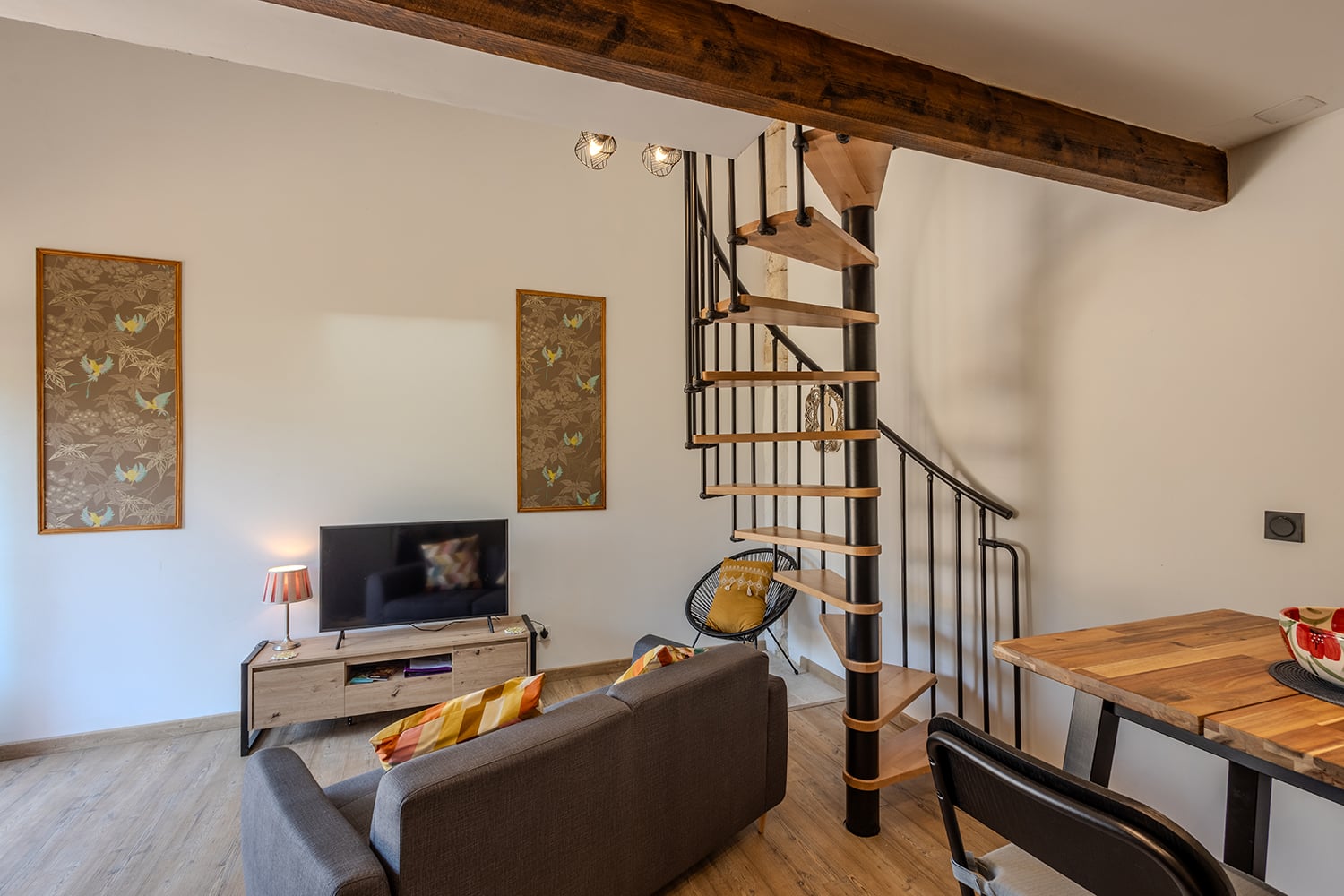 Living room | Holiday cottage in Nouvelle-Aquitaine