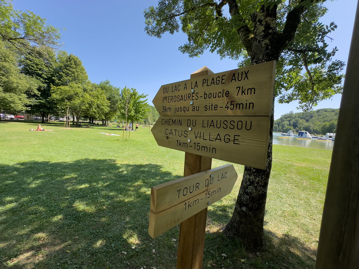 Lake activity park