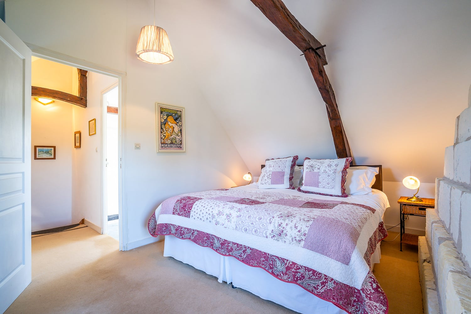 Bedroom | Holiday cottage in Pays de la Loire Bedroom | Holiday cottage in Pays de la Loire