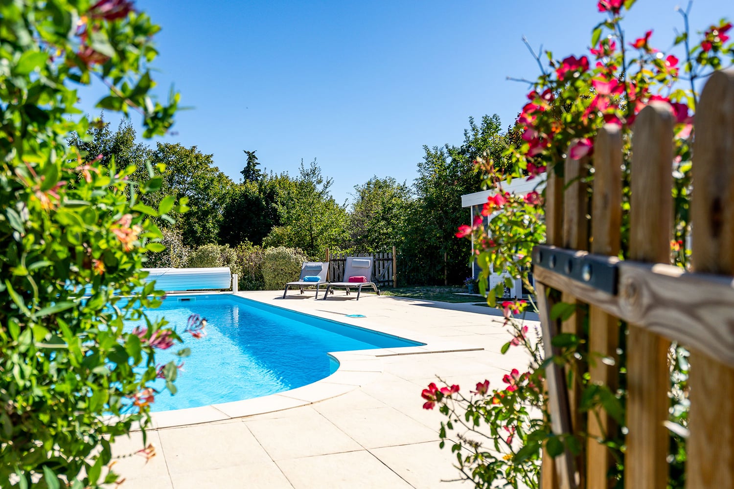 Private heated pool Private heated pool