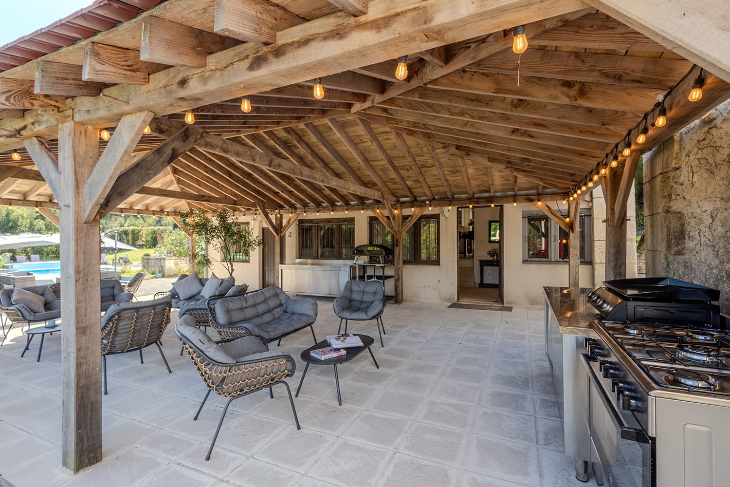 Covered terrace