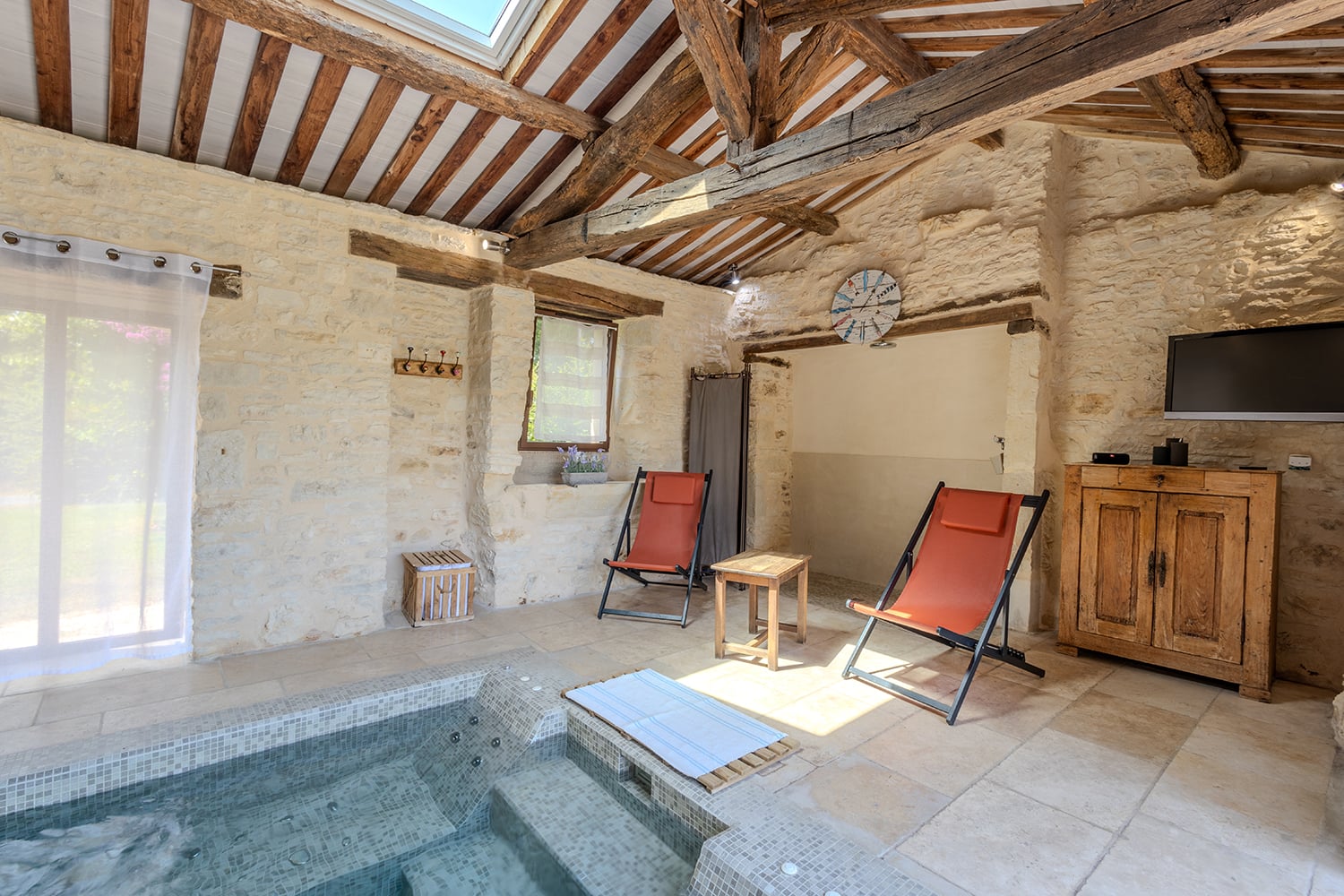 Private indoor heated pool