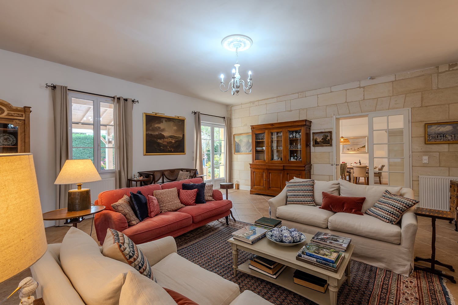 Sitting room | Vacation accommodation in Nouvelle-Aquitaine