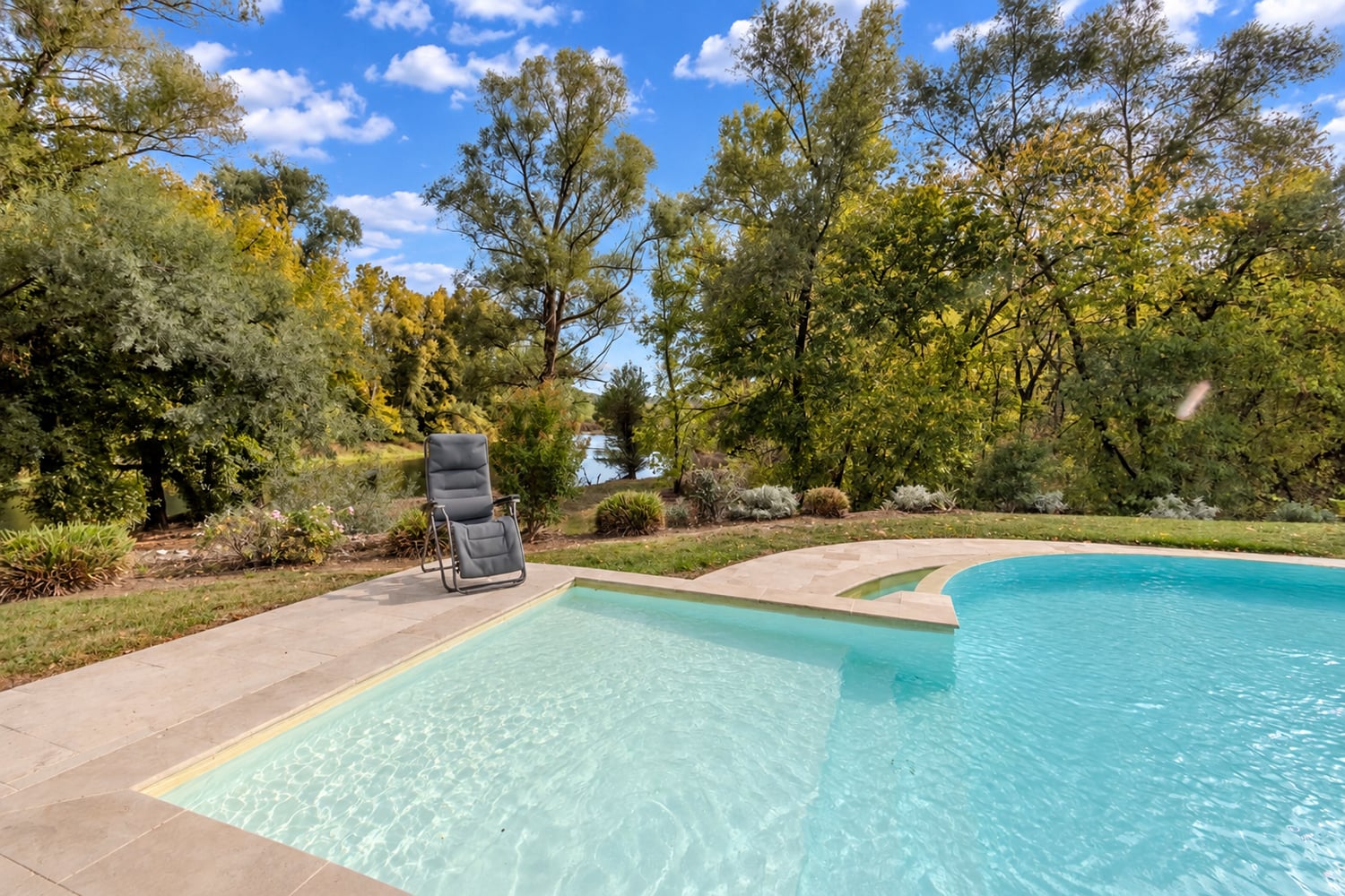 Private heated infinity pool Private heated infinity pool