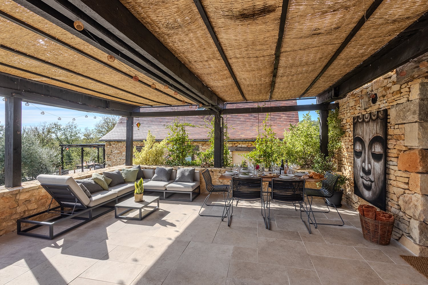 Main house | Shaded terrace Main house | Shaded terrace