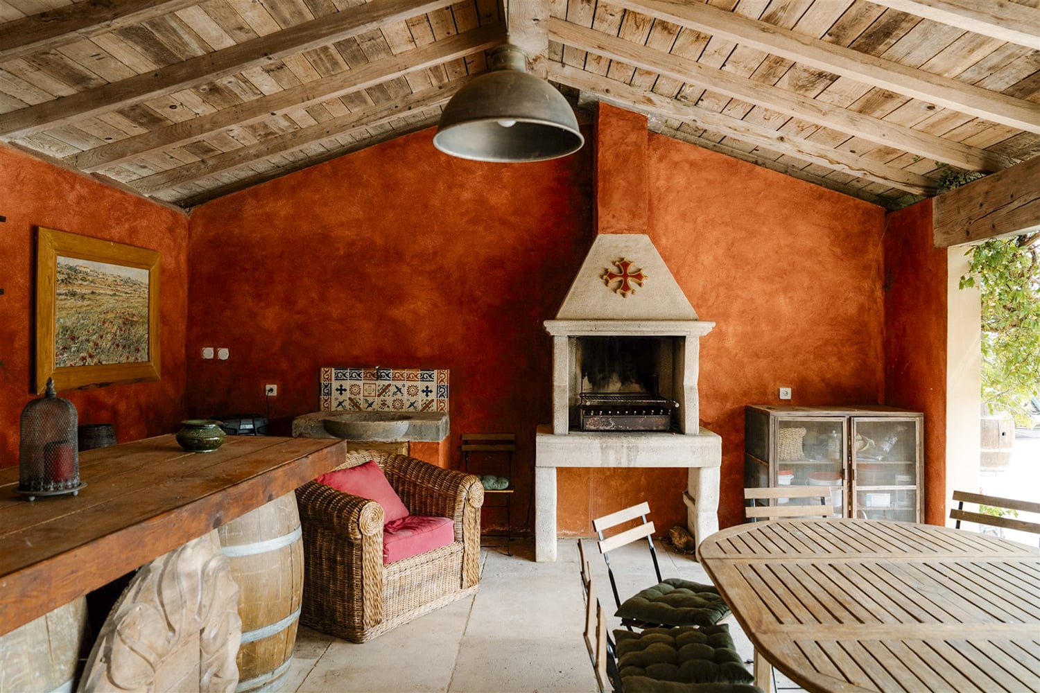 Summer kitchen | Holiday home in South of France with private pool