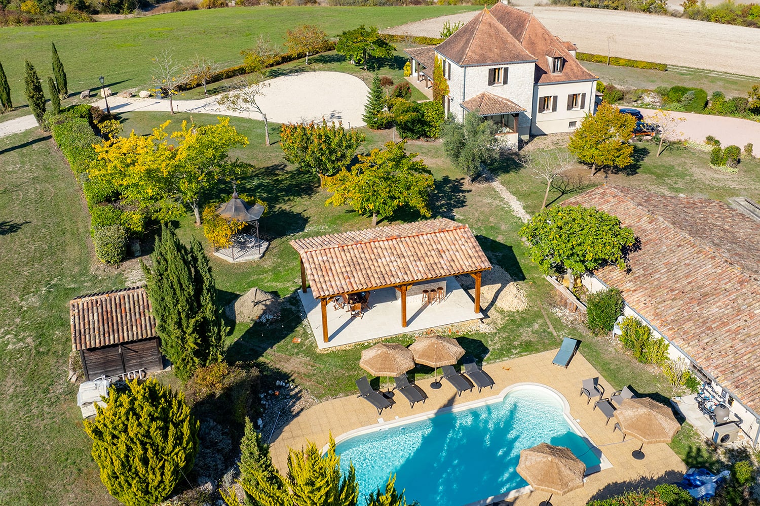 Holiday home in Dordogne with private heated pool