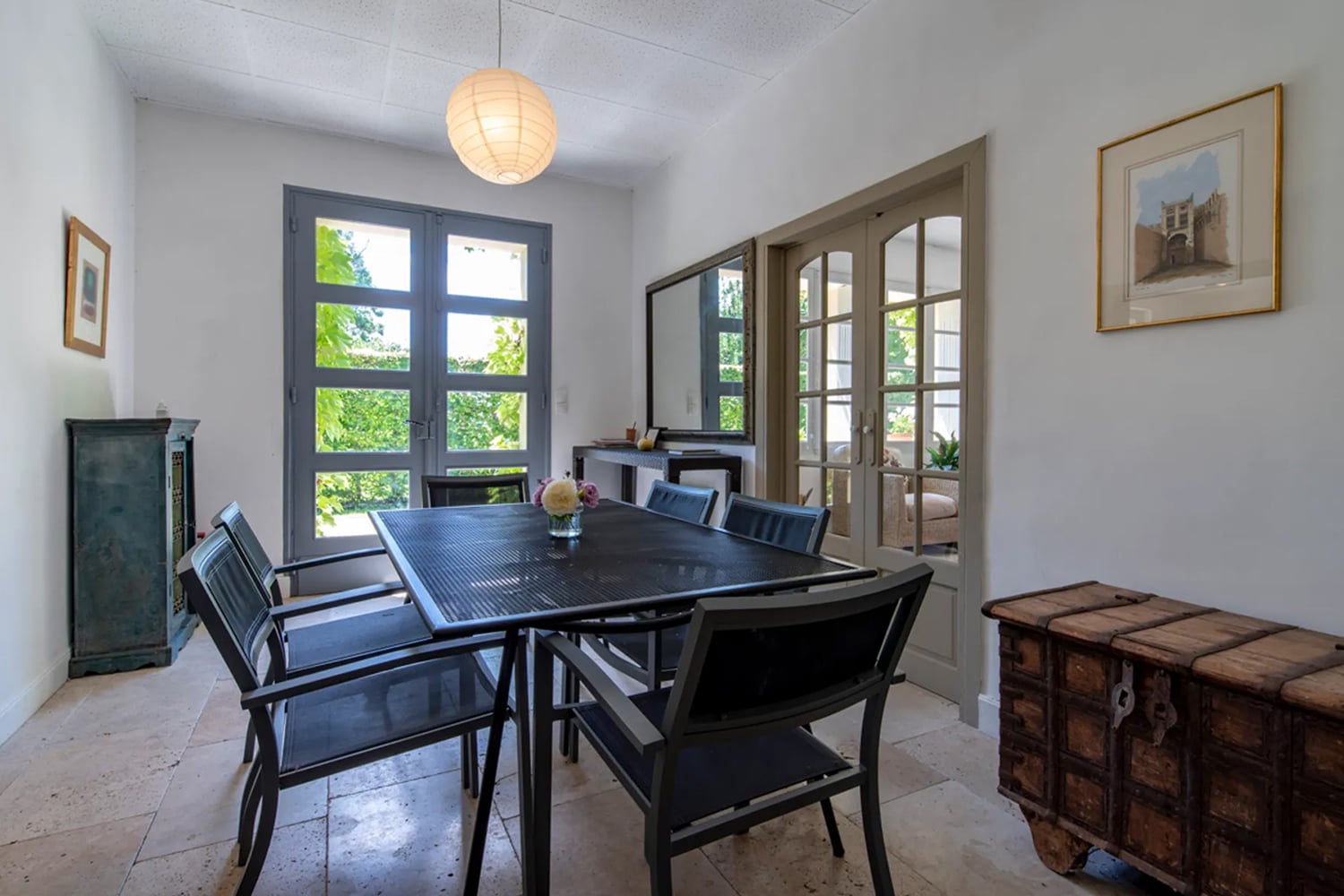Dining room in cottage