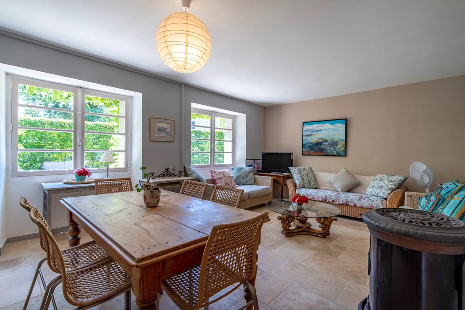 Dining room in cottage