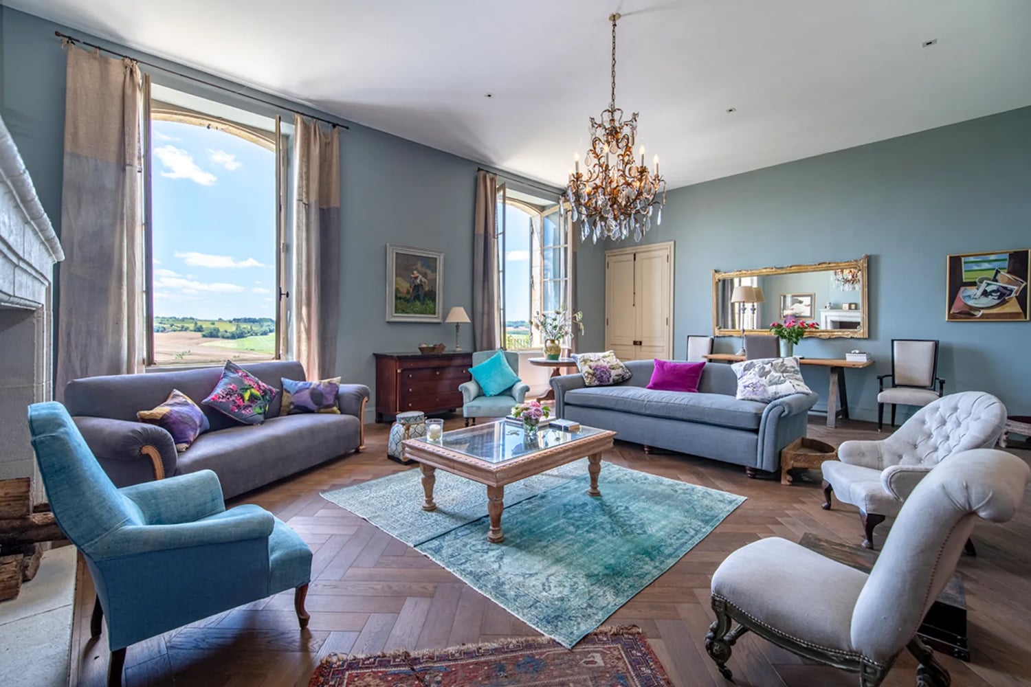Sitting room | Holiday rental château in the Gers