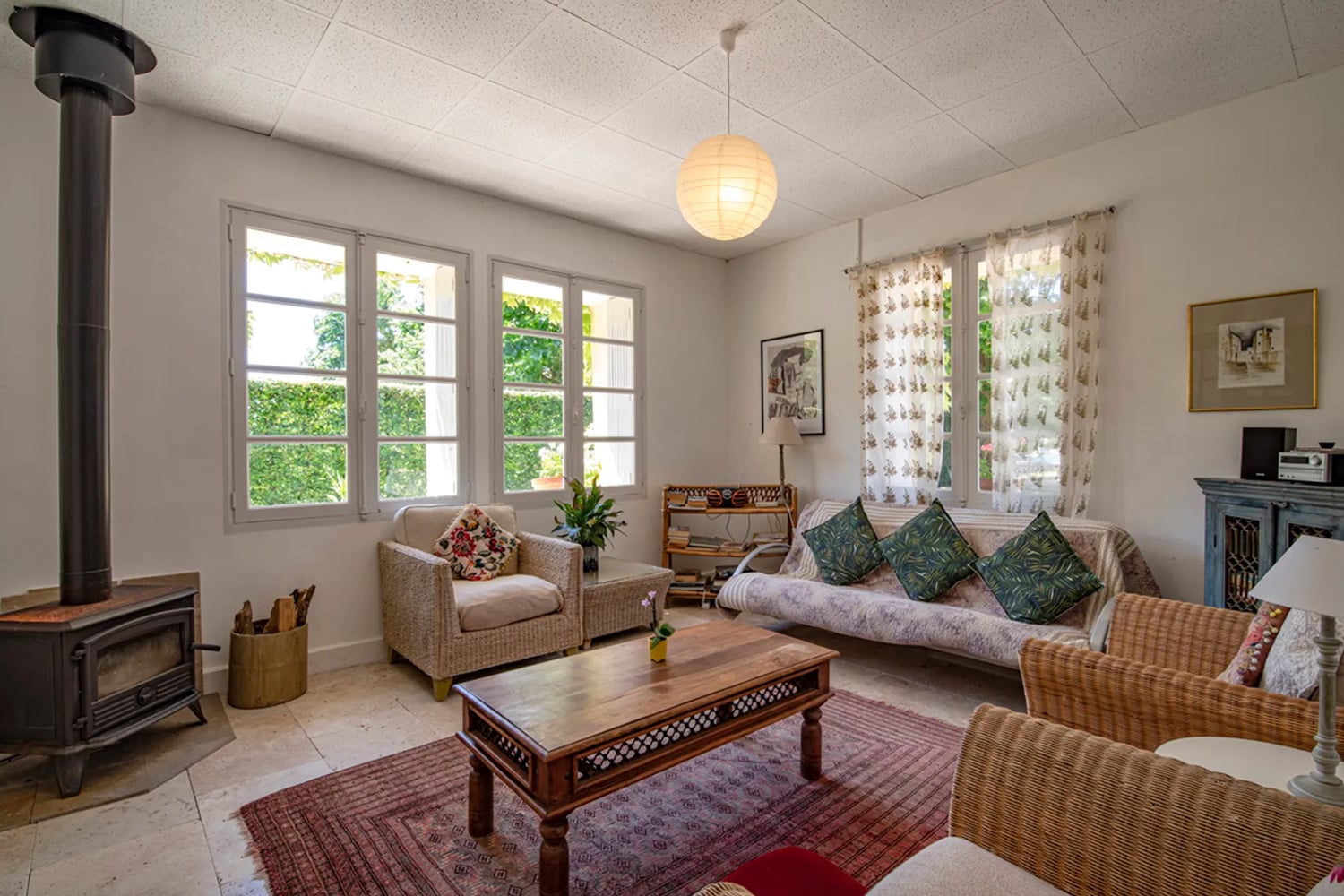 Sitting room in cottage