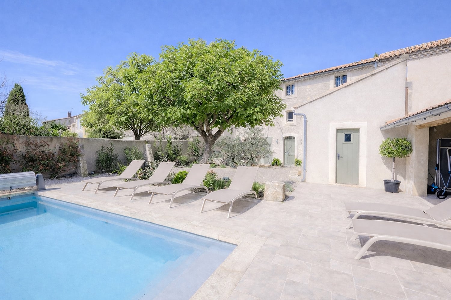 Holiday home in Bouches-du-Rhône with private heated pool