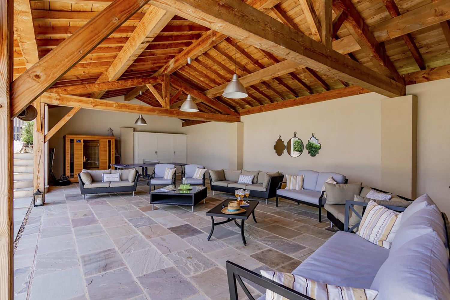 Covered terrace