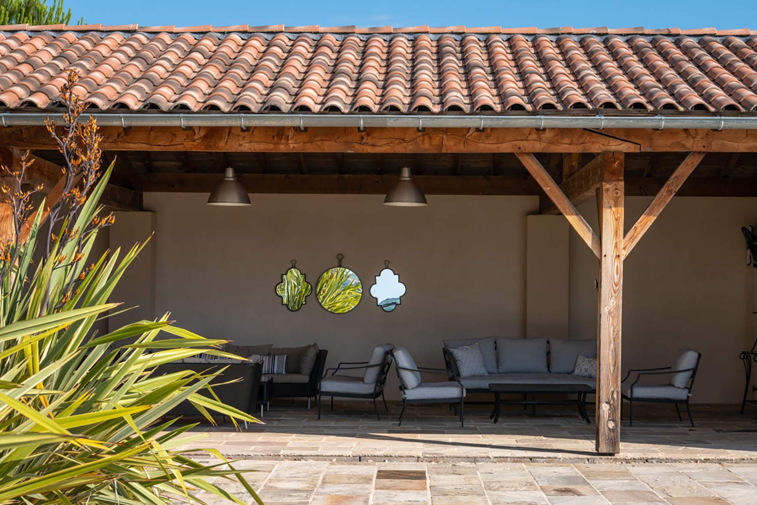 Covered terrace
