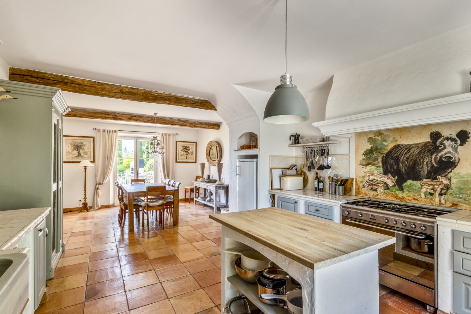 Kitchen | Holiday home in Tourtour