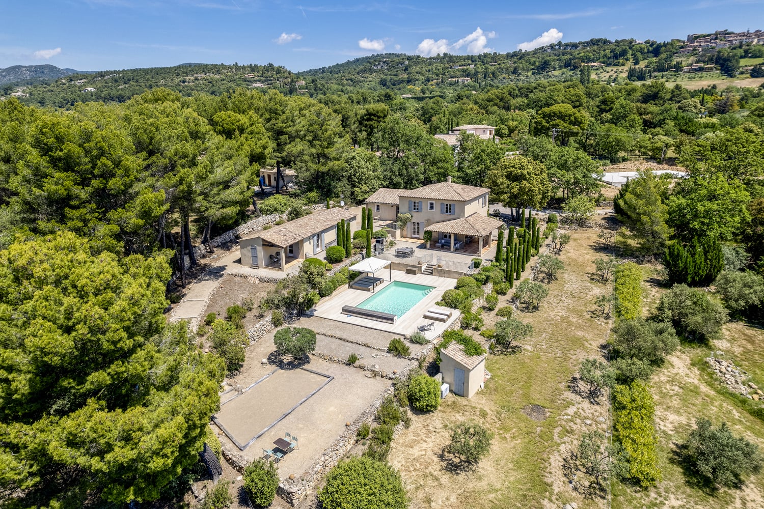 Maison de vacances à Tourtour avec piscine privée
