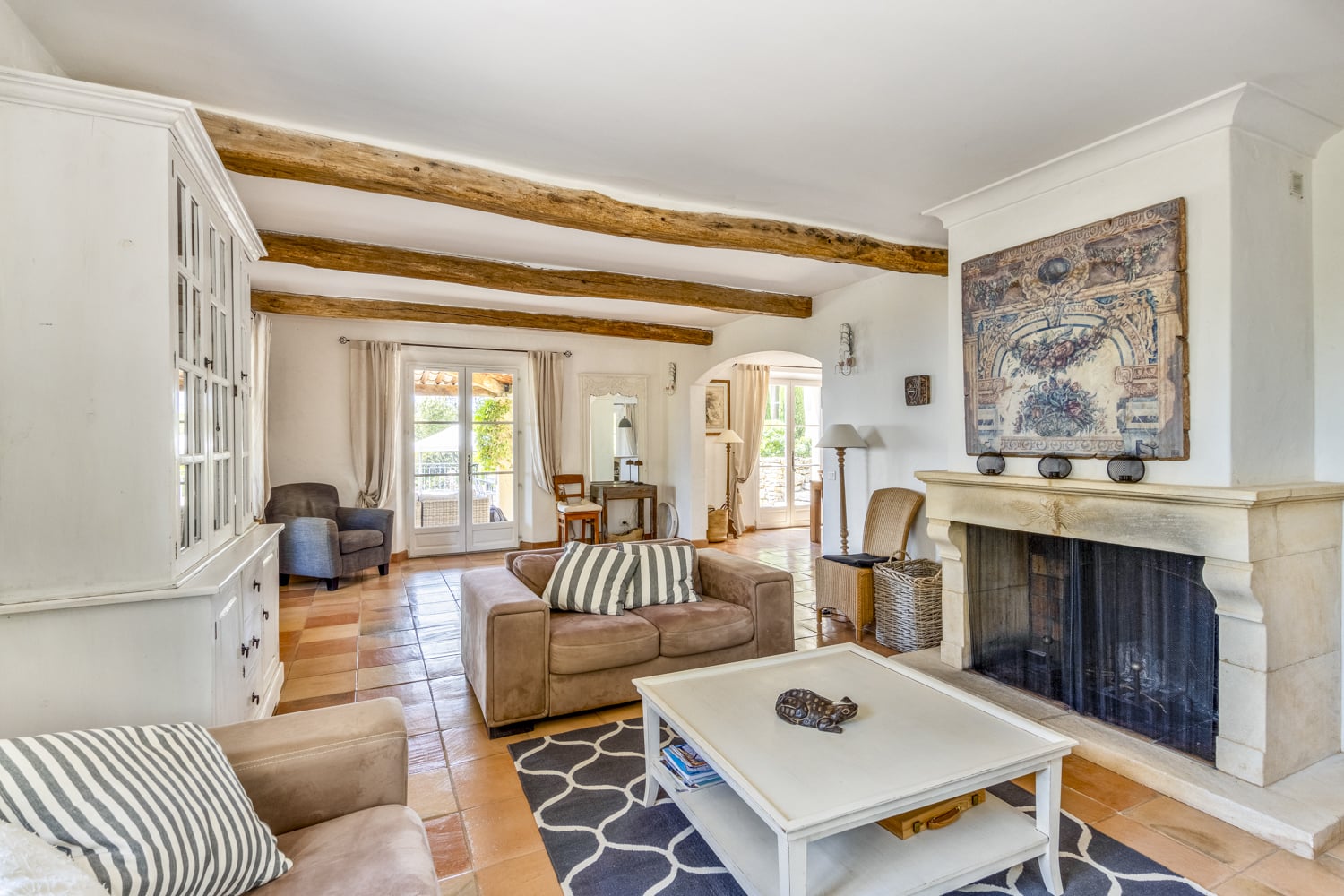 Sitting room | Holiday home in Tourtour