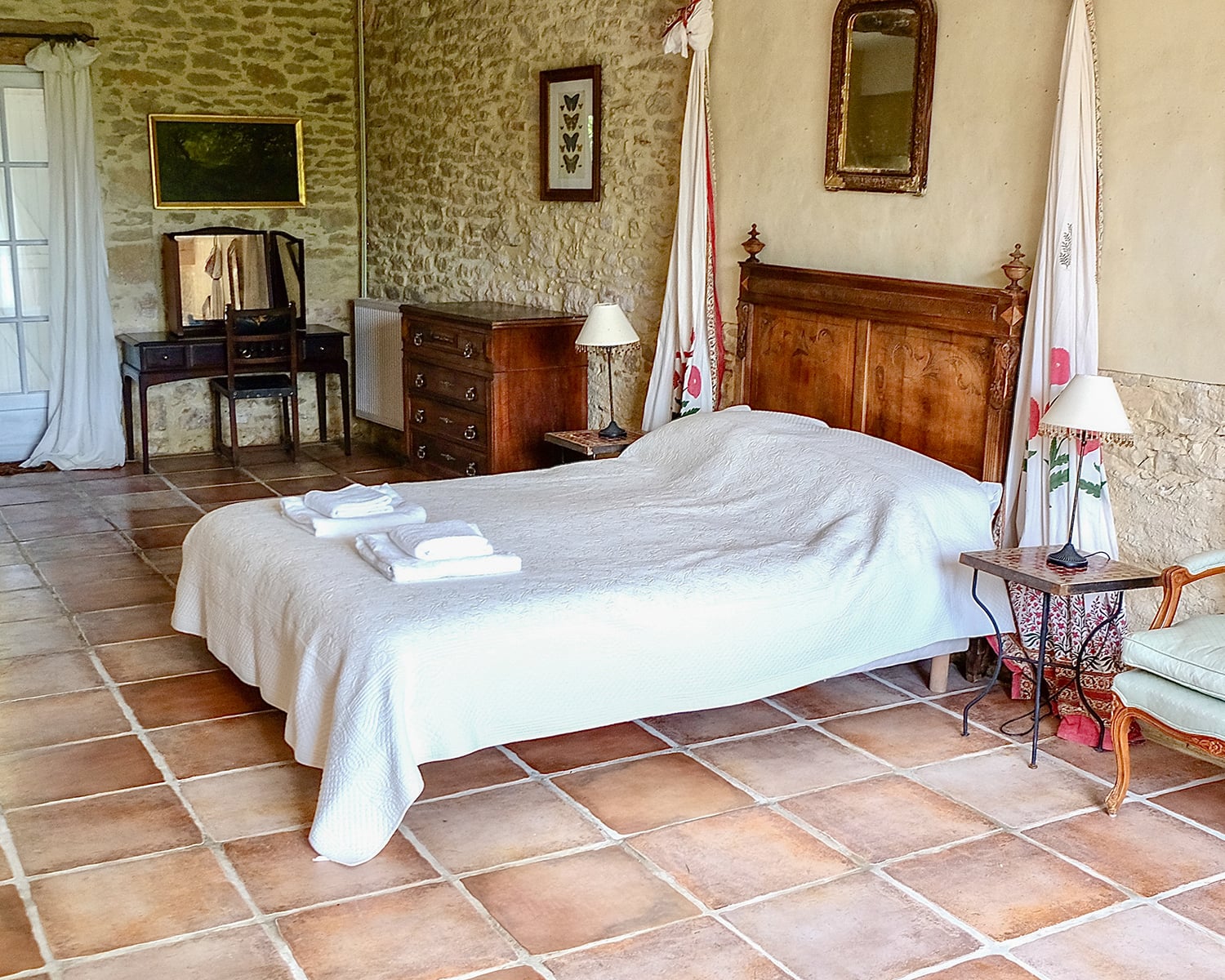 Bedroom | Holiday home in Saint-Paulet