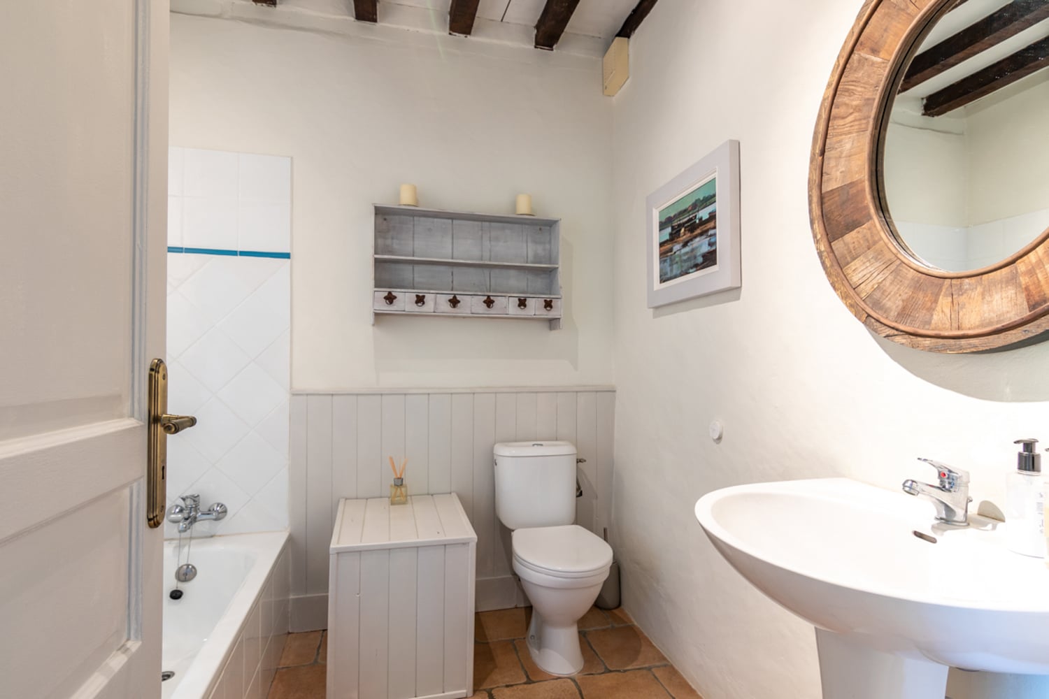 Bathroom | Holiday home in Estang