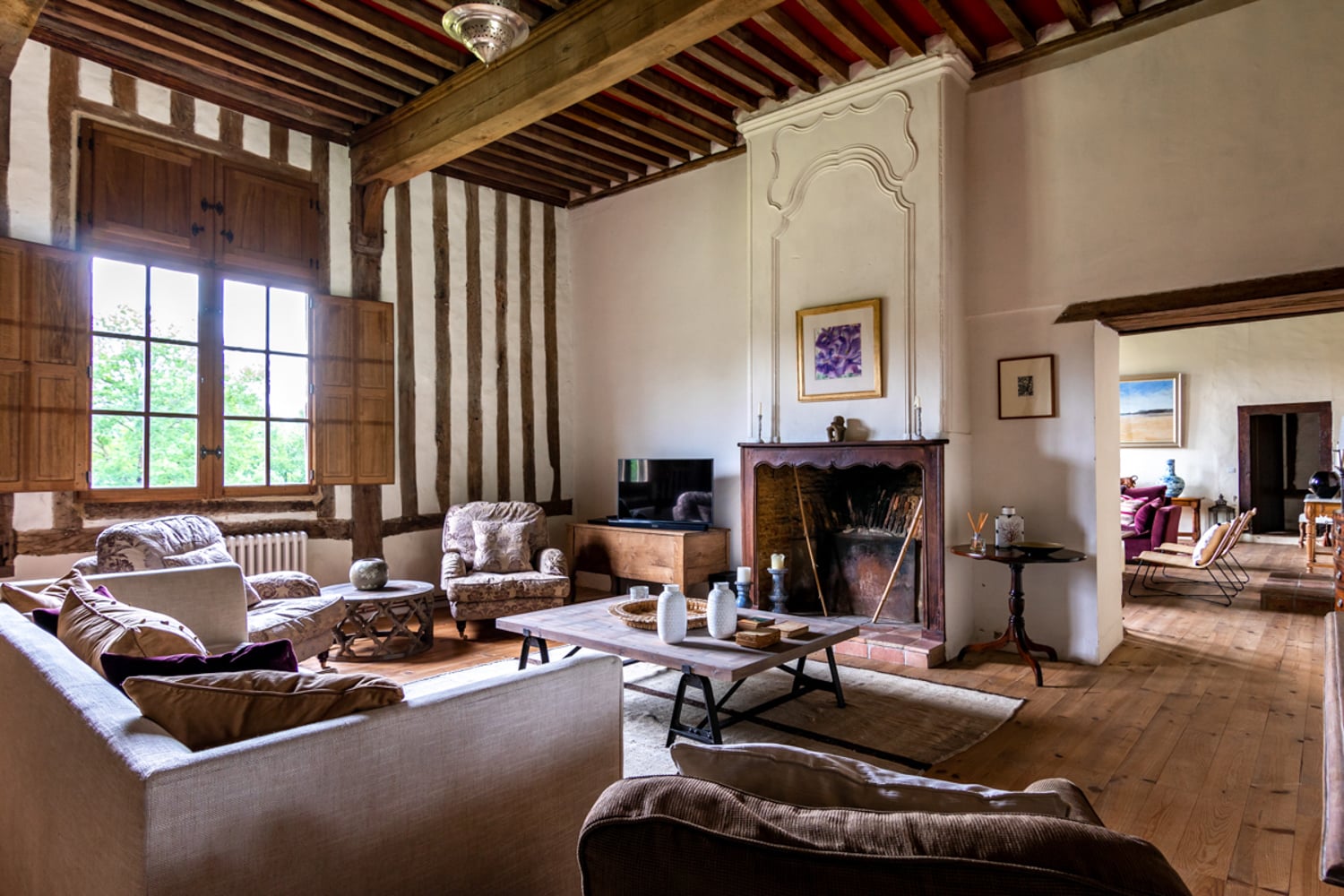Sitting room | Holiday home in Estang