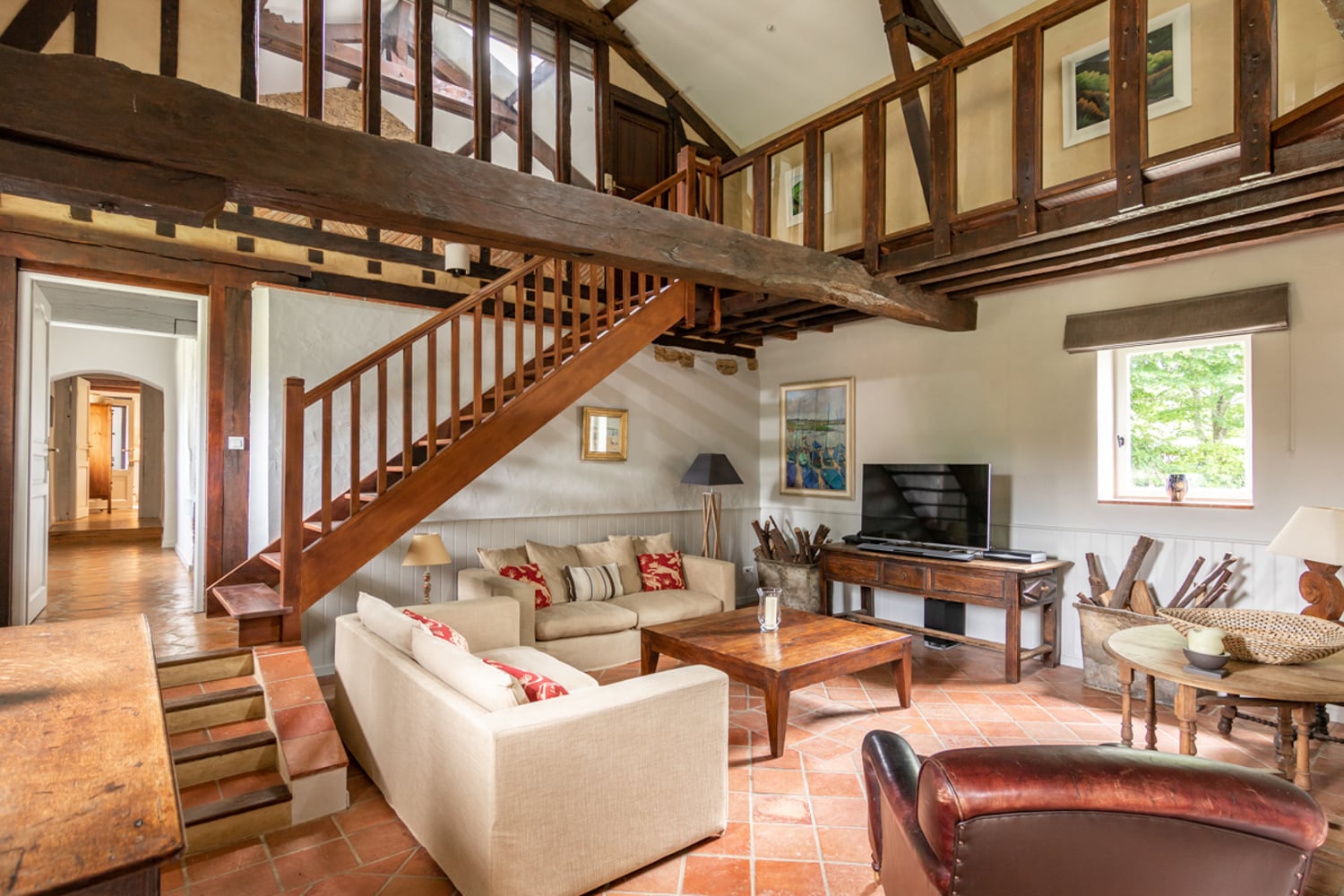 Sitting room | Holiday home in Estang